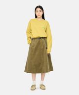 PANELED MIDI SKIRT,LAUREL, small image number 7
