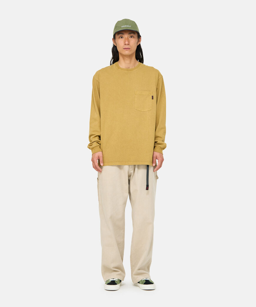 L/S POCKET TEE,MOSS, large image number 4