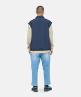 STRETCH DENIM LOOSE TAPERED PANT,DARK USED, small image number 3