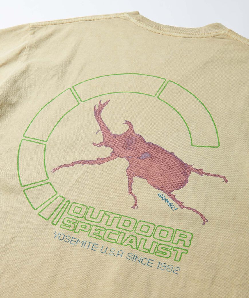 BEETLE TEE PIGMENT DYED,GREY PIGMENT, large image number 4