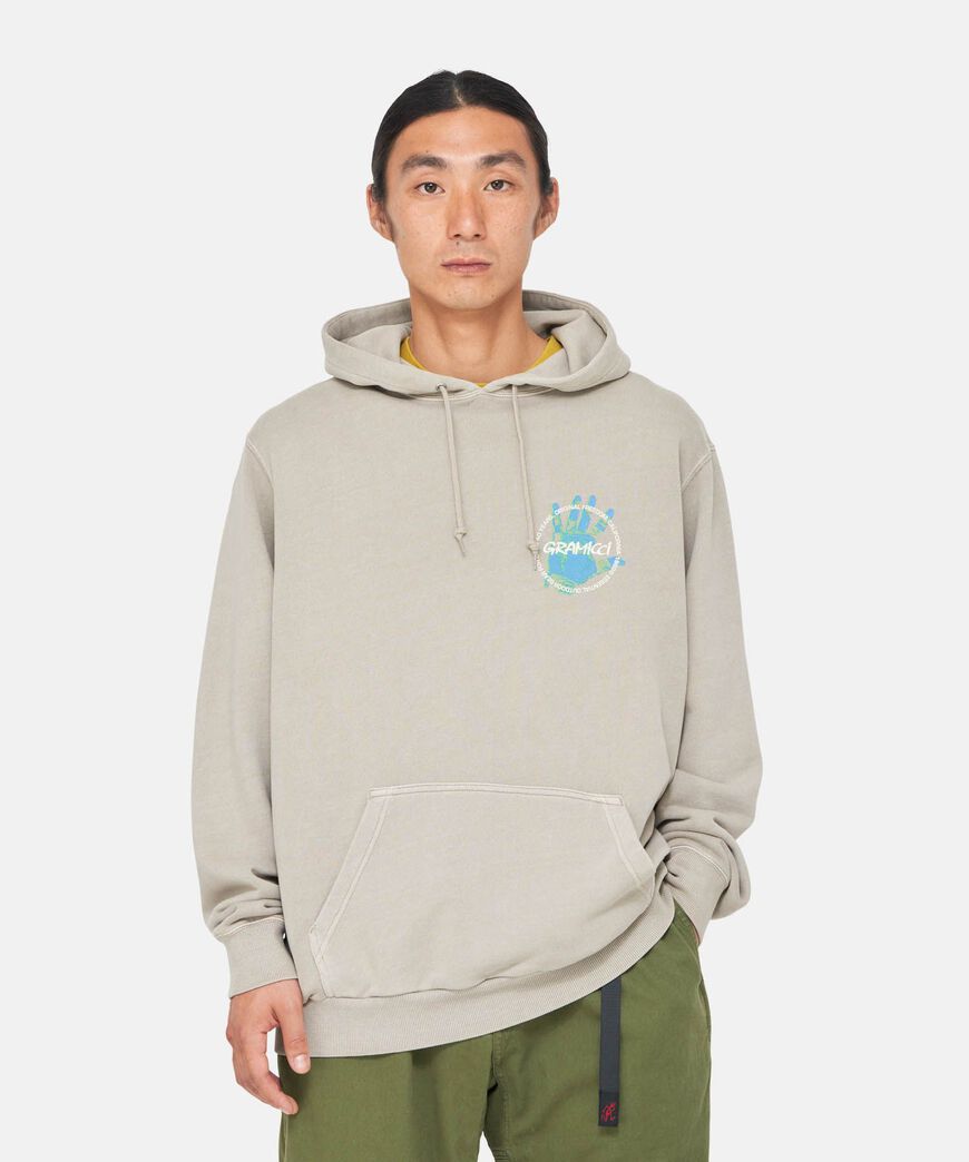 CLIMBER’S HAND HOODED SWEATSHIRT,PIGMENT OAT, large image number 6