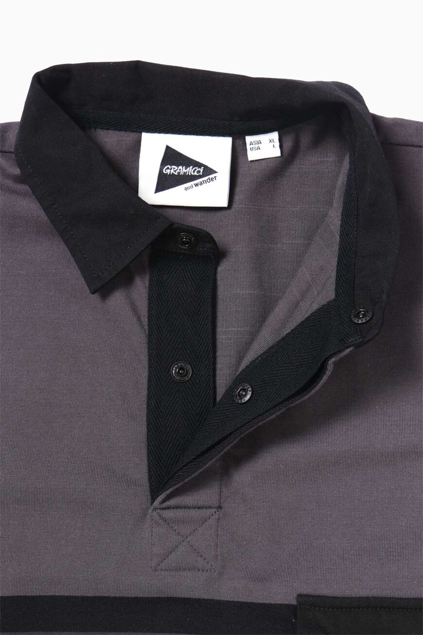 TECH RUGBY SHIRT,CHARCOAL, large image number 4