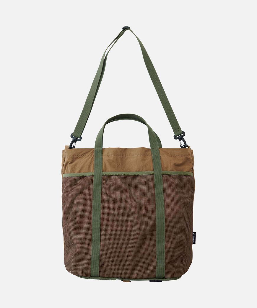 NYLON PACKABLE EXPLORER TOTE,COYOTE, large image number 1