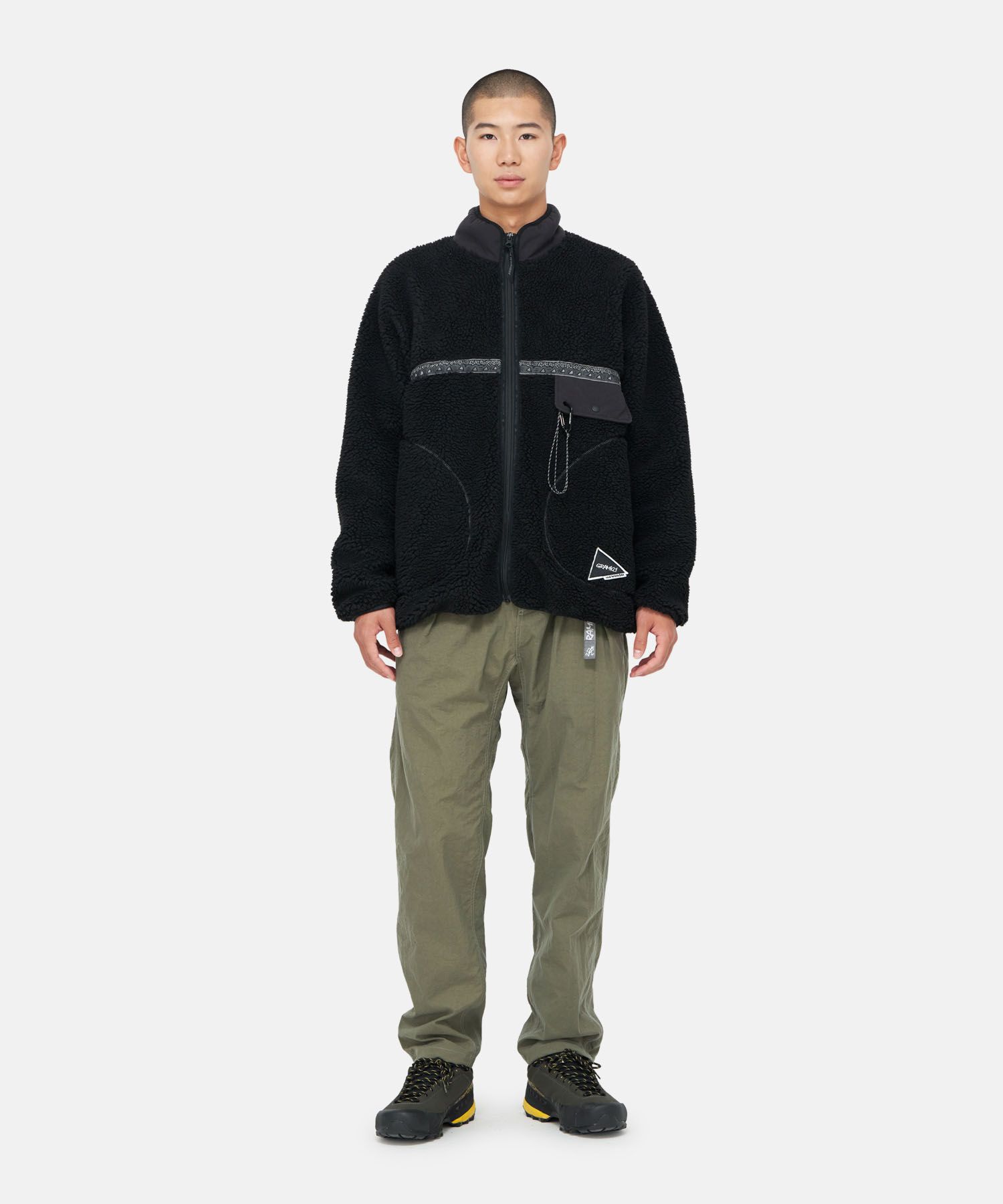 JQ TAPE FLEECE JACKET | GRAMICCI Official Global Online Store
