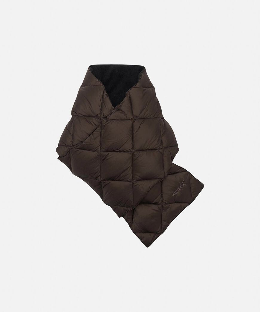 DOWN SCARF,DARK BROWN, large image number 0
