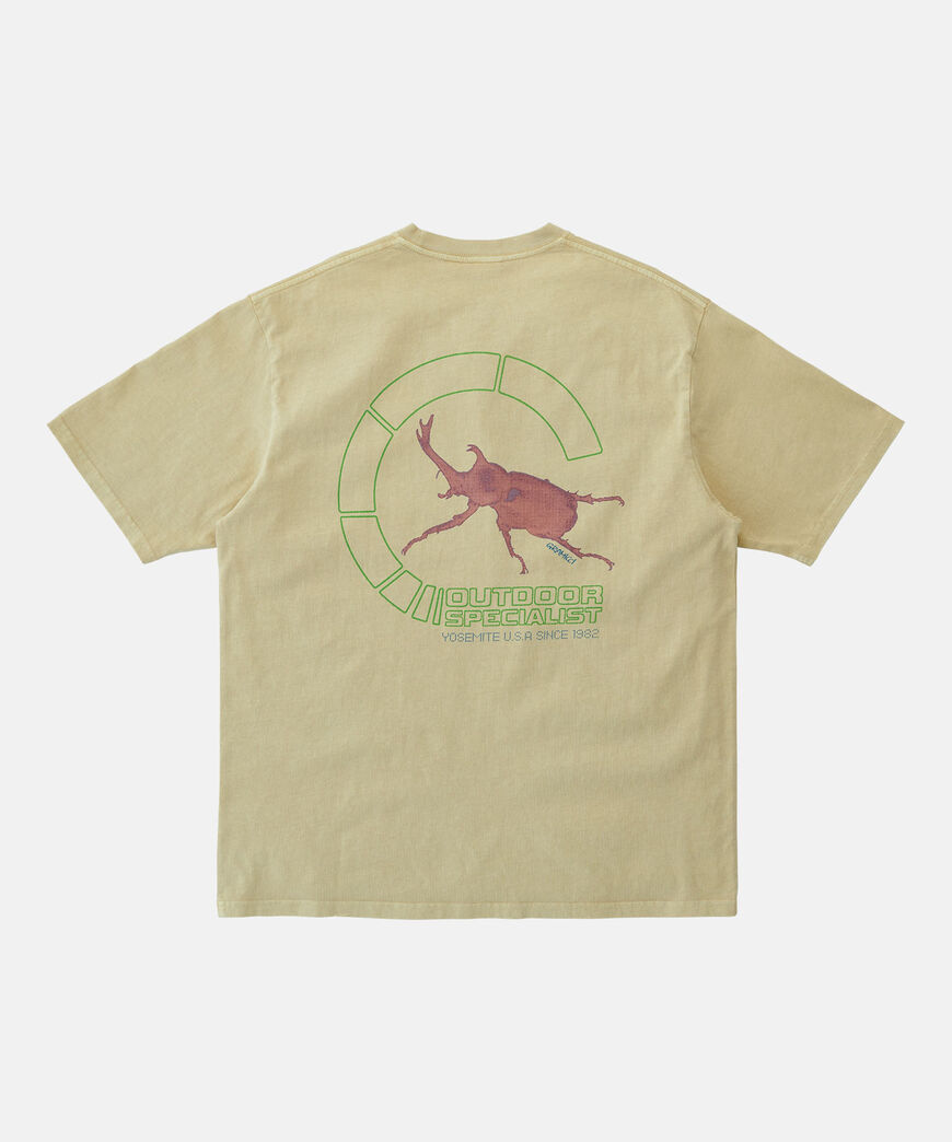 BEETLE TEE PIGMENT DYED,SILVER FERN PIGMENT, large image number 0