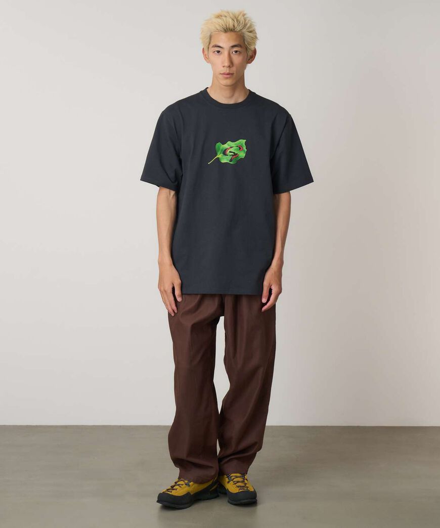 LEAF TEE,VINTAGE BLACK, large image number 1
