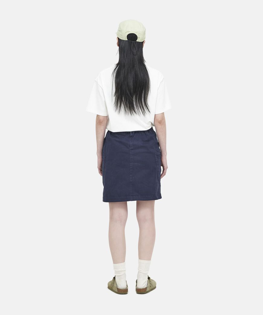 WRAP SKIRT,BLACK, large image number 3
