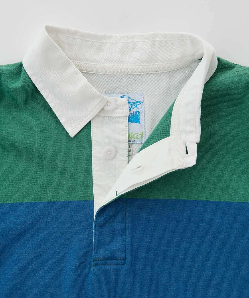 LANGDON RUGBY SHIRT,SKY / APRICOT, large image number 3