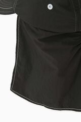 BRUSHED NYLON SUNSHADE CAP,CHARCOAL, small image number 5