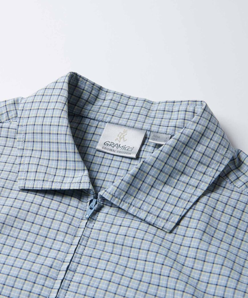 ZIP UP WAVE SHIRT,PACIFIC PLAID, large image number 7