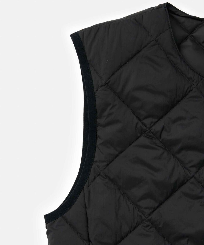 INNER DOWN VEST,STONE GREY, large image number 12