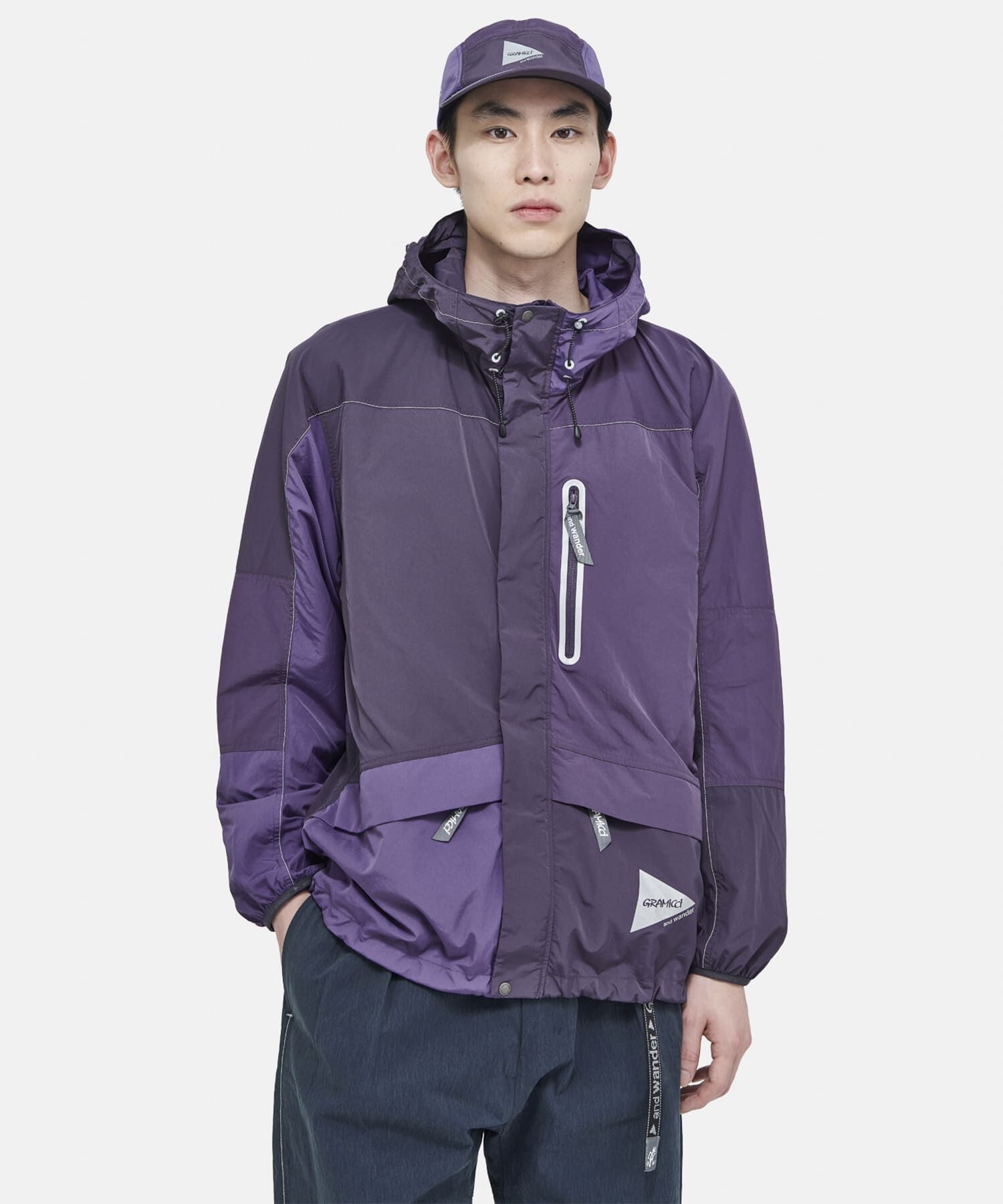 PATCHWORK WIND HOODIE | GRAMICCI Official Global Online Store