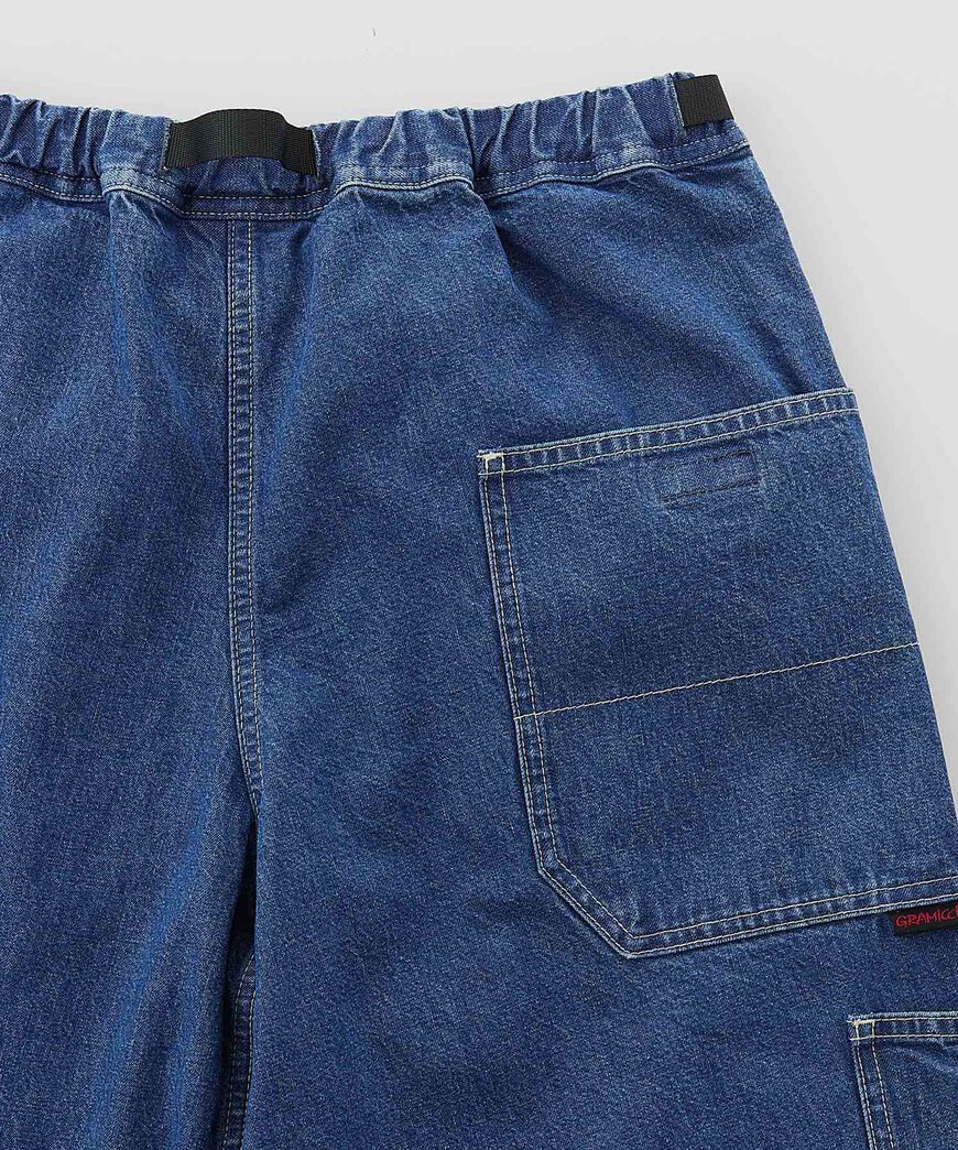 ROCK SLIDE DENIM PANT,RINSED INDIGO, large image number 4