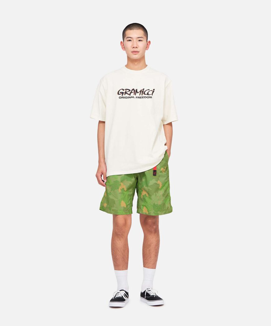 NYLON PACKABLE G-SHORT CAMO LEAF,CAMO LEAF, large image number 2