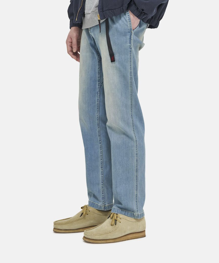 STRETCH DENIM NN-PANT CROPPED,DARK USED, large image number 5
