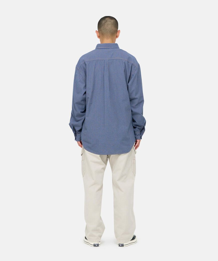 CHECKERED STANCE SHIRT,SIERRA CHECK MINT, large image number 3